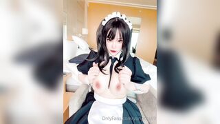 評價SS級！OnlyFans天花板級別的Coser日裔博主yunocos69絕頂媚骨完美爆乳身材-1