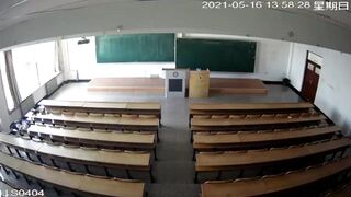 監控偷拍 大學教室學生情侶偷偷做愛