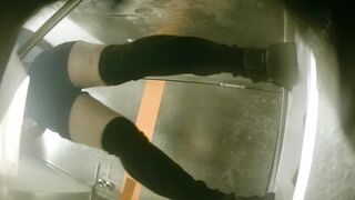 【廁拍】夜場美女 絲襪高跟肥臀-05