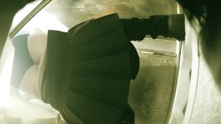 【廁拍】夜場美女 絲襪高跟肥臀-13