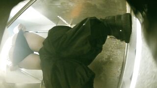 【廁拍】夜場美女 絲襪高跟肥臀-17