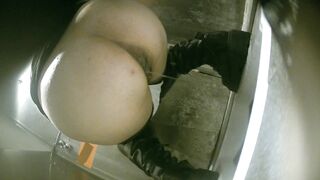 【廁拍】夜場美女 絲襪高跟肥臀-25