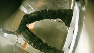 【廁拍】夜場美女 絲襪高跟肥臀-25