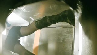 【廁拍】夜場美女 絲襪高跟肥臀-35