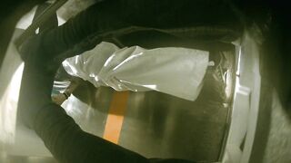 【廁拍】夜場美女 絲襪高跟肥臀-12