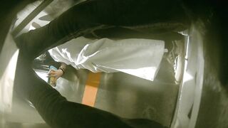 【廁拍】夜場美女 絲襪高跟肥臀-12