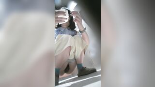 廁所偷拍美女 無毛靚妹-14