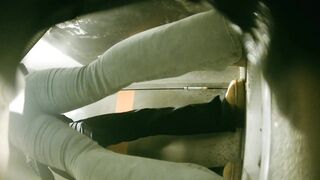 【廁拍】夜場美女 絲襪高跟肥臀-22