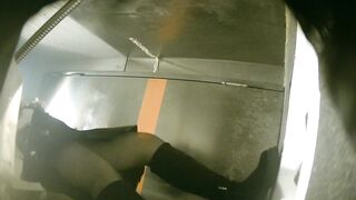 【廁拍】夜場美女 絲襪高跟肥臀-13