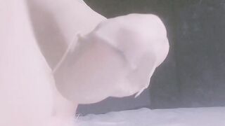 巨乳嫩妹 自摸噴水 露出呲尿-23