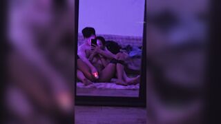 黑皮女大學生與男友性愛自拍-03